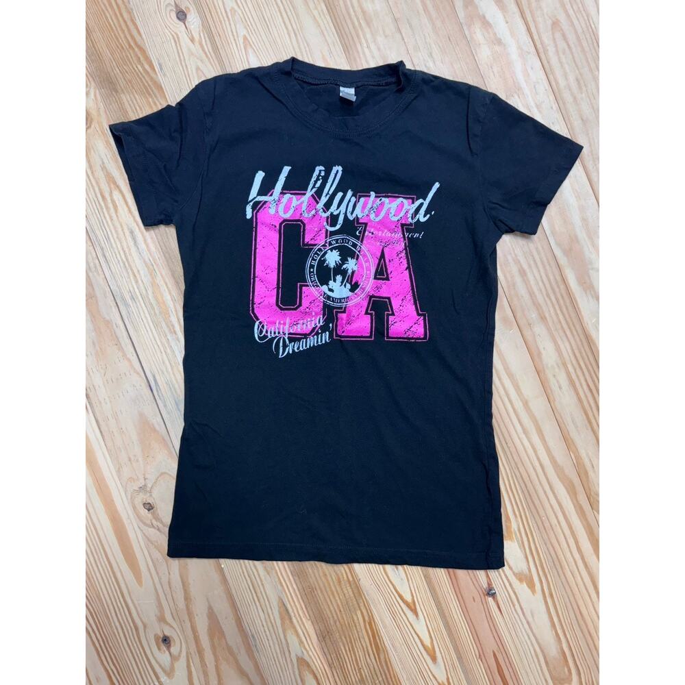 Big Bang Clothing Hollywood California Dreamin' Graphic Shirt Juniors Large